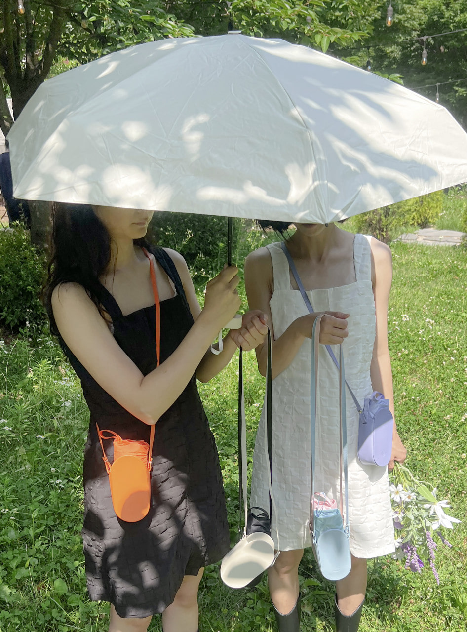 [SALE] 마카롱 3단 미니백 양산 자외선차단 가방케이스 양우산